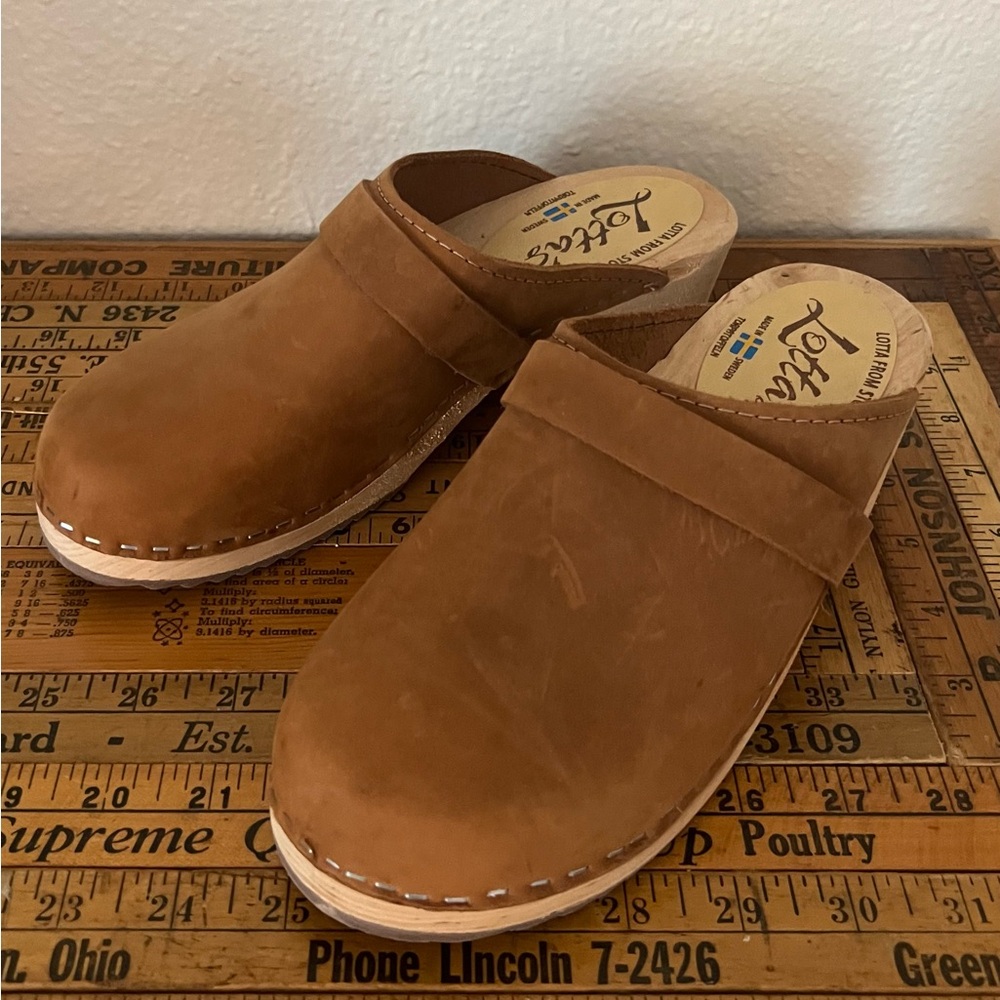 Lotta from Stockholm clogs 37 light wood base